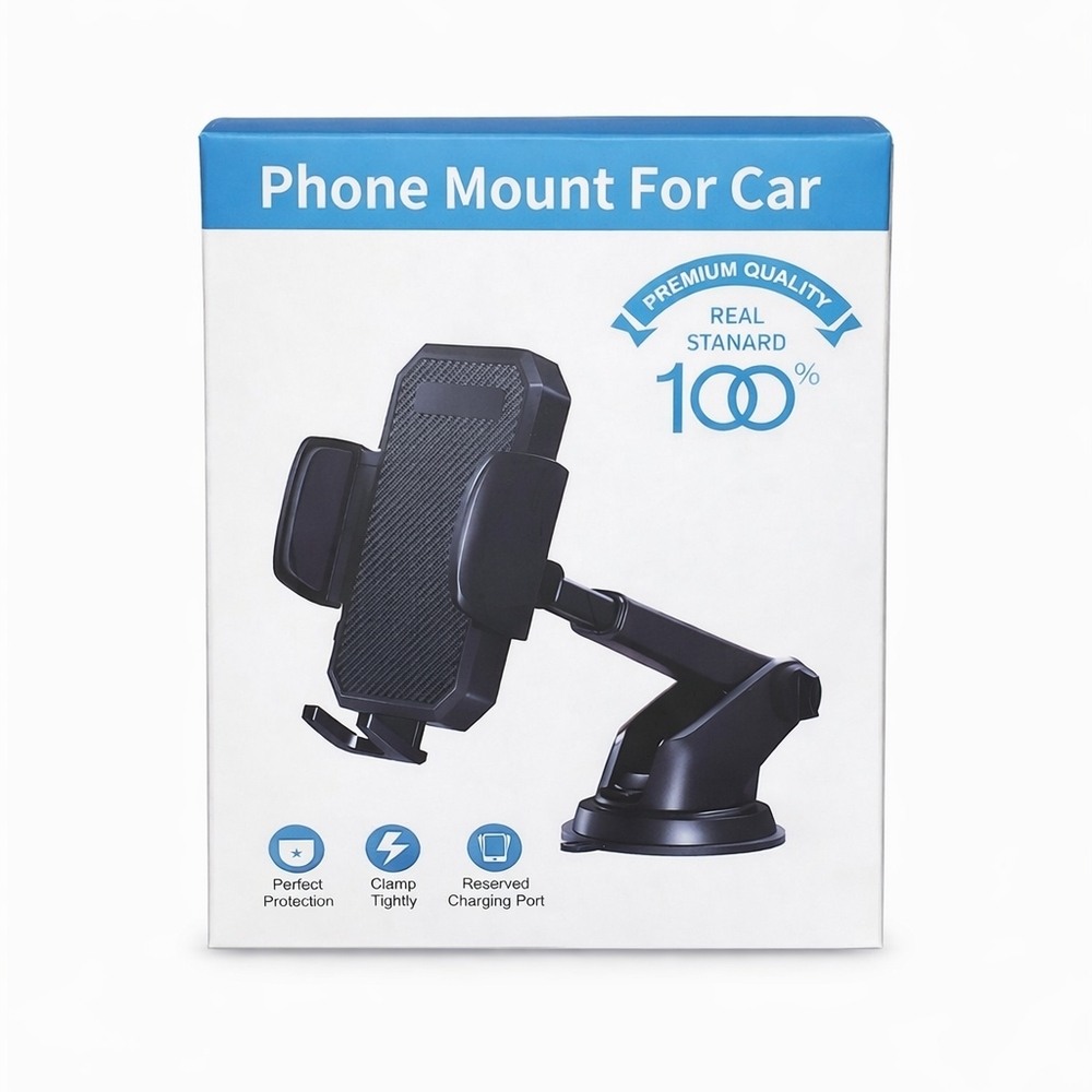 Car Phone Mount Holder in Black